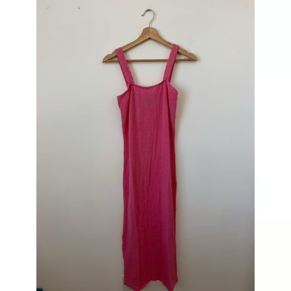 Pink Sleeveless Maxi Dress
